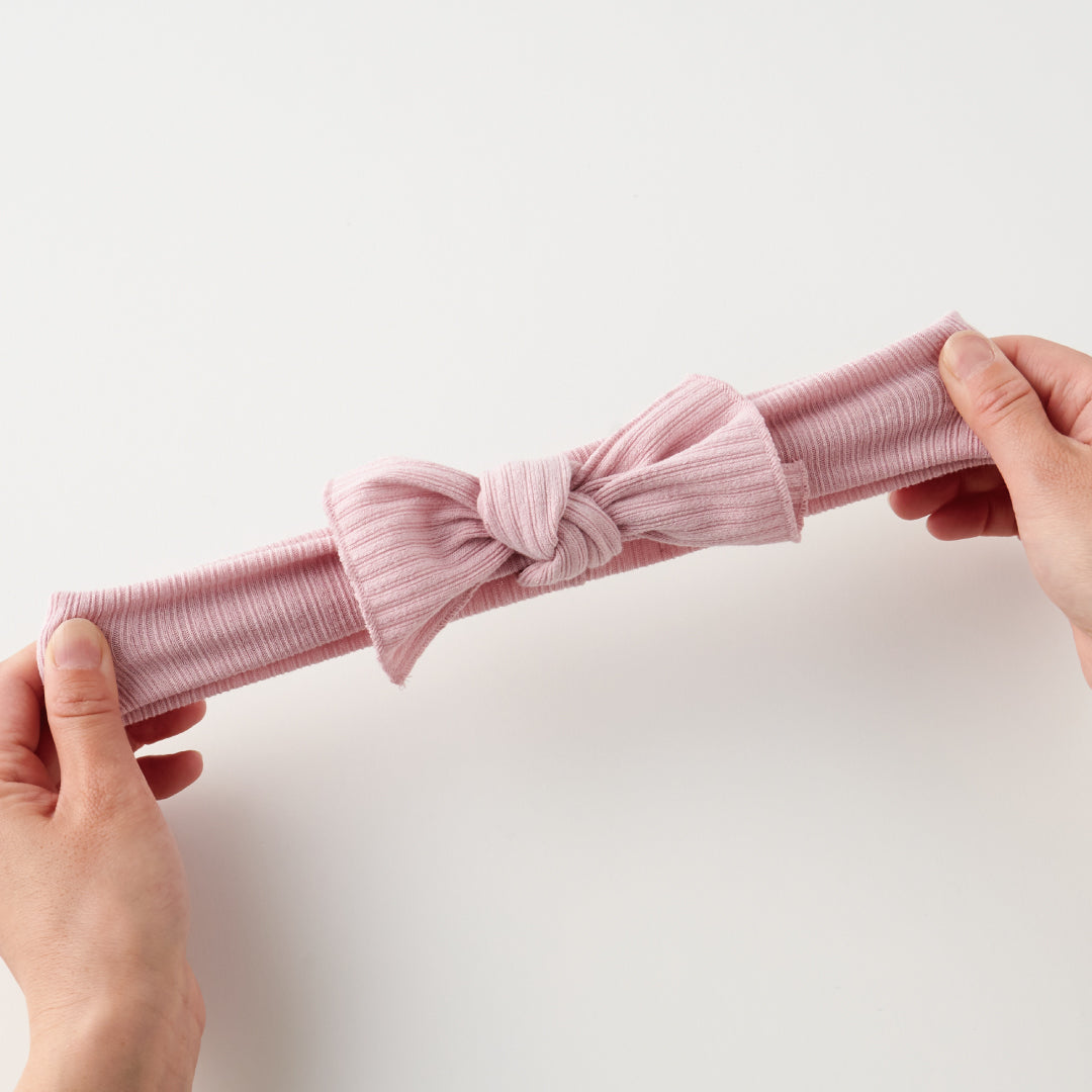 出産祝い 3点セット《 マルチフラワー 》スタイ＆ブルマ＆リブヘアバンド