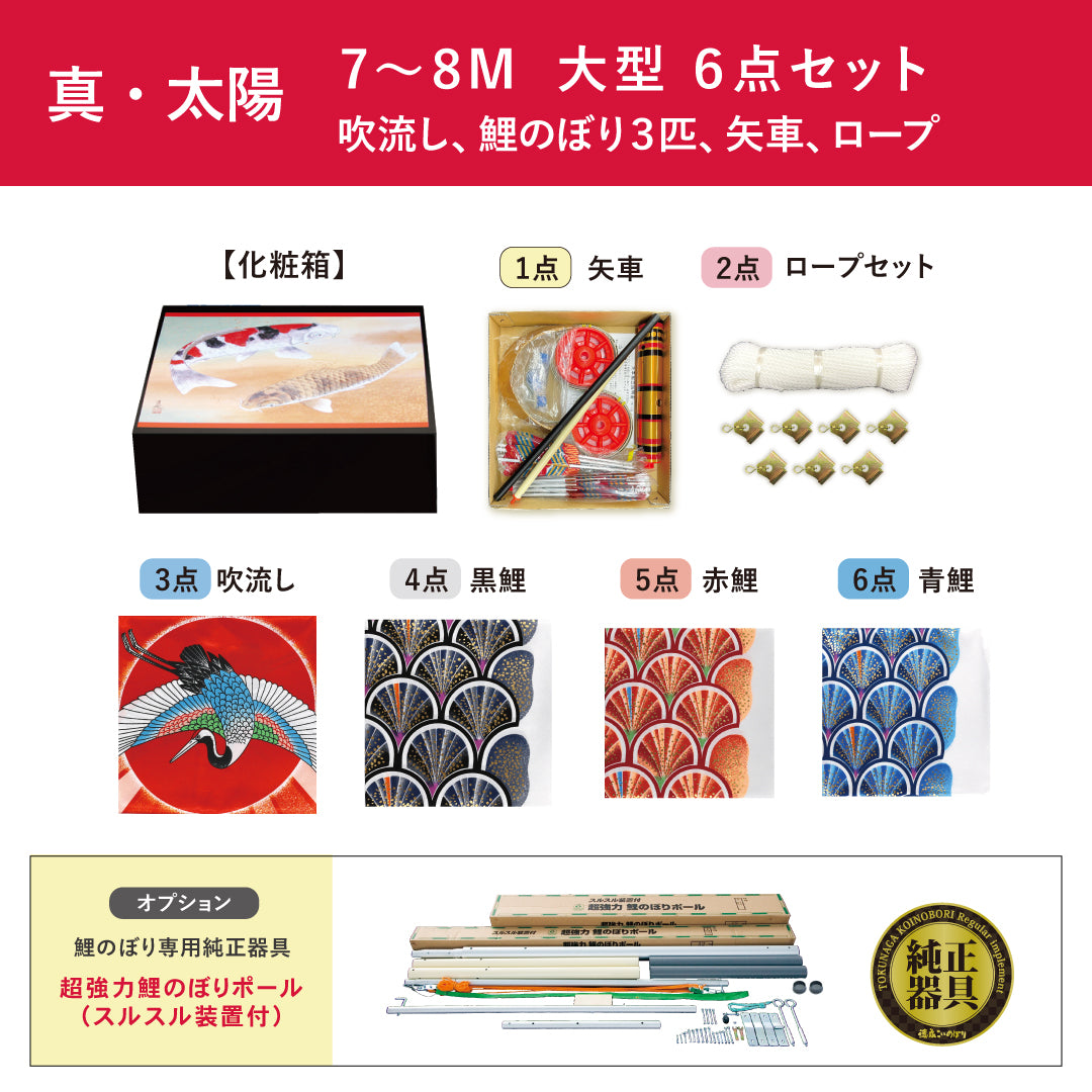 黄金の輝き鯉　真・太陽　大型セット