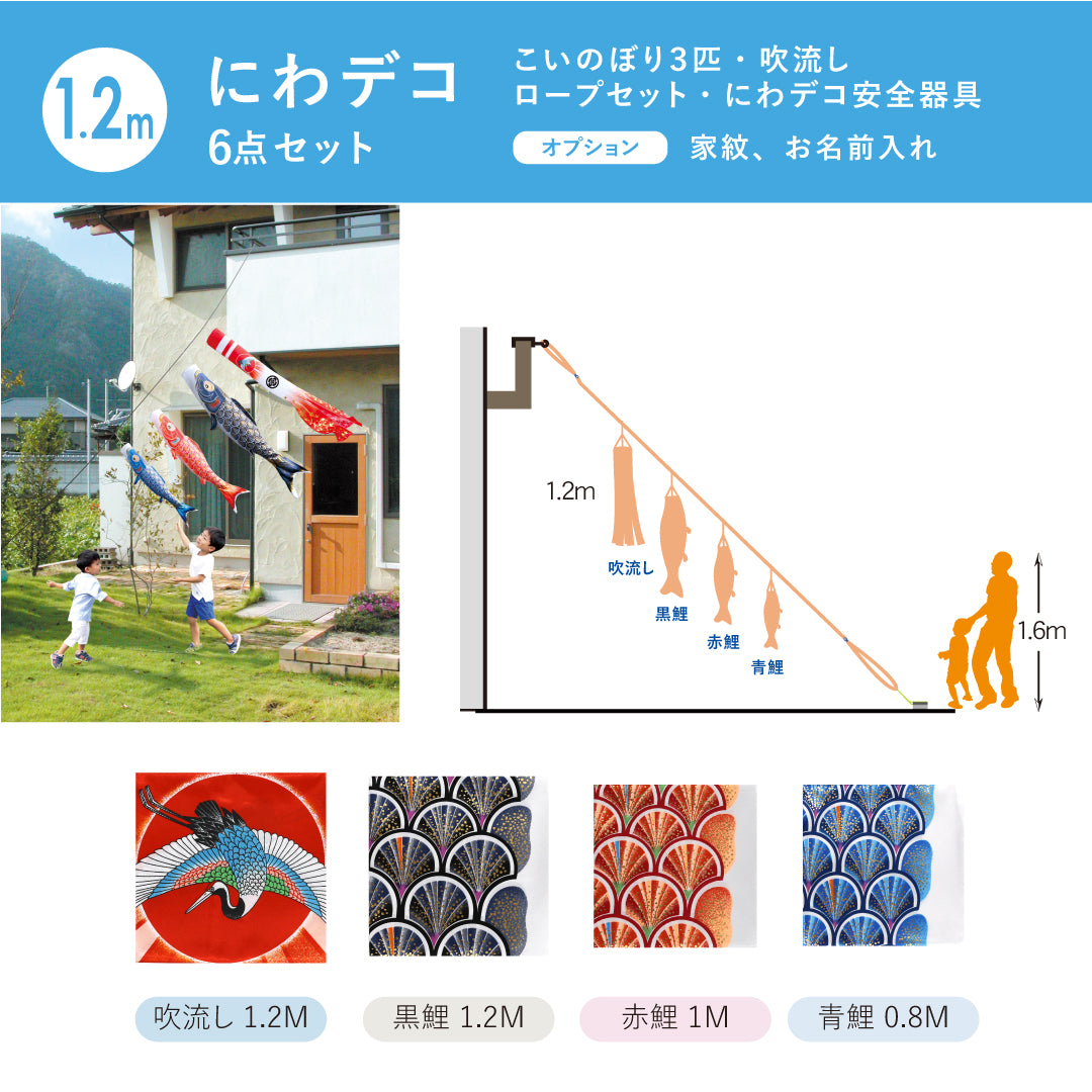黄金の輝き鯉【真・太陽】６点にわデコセット