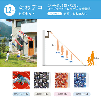 黄金の輝き鯉【真・太陽】６点にわデコセット