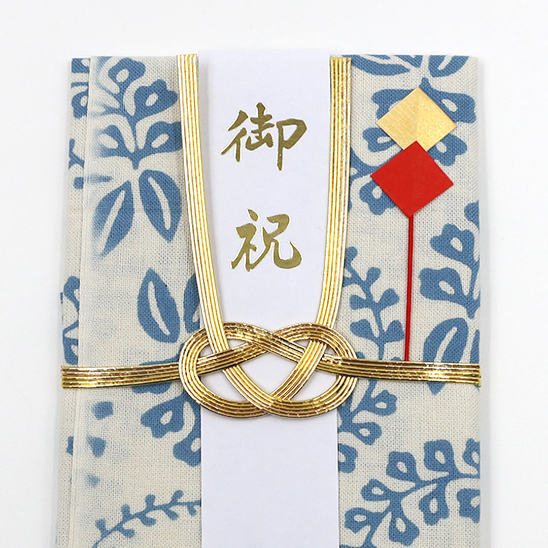 やさしい布のご祝儀袋　藤丸紋