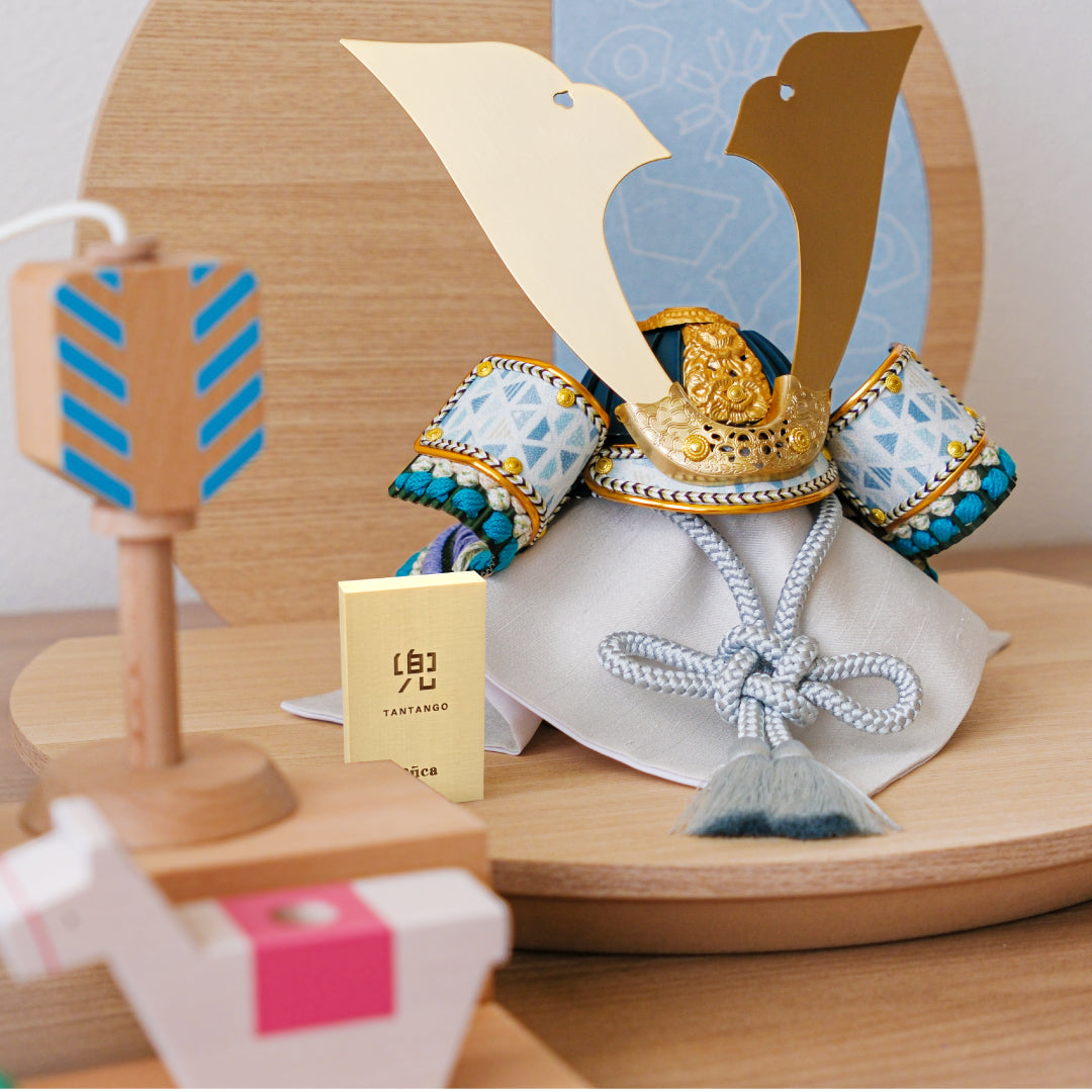 【Puca】TANTANGO兜　本格コンパクト兜飾り　五月飾り　たんたんご　TANTANGO