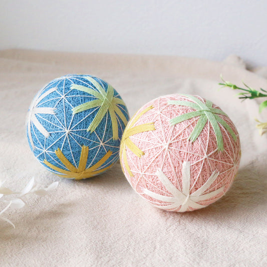 【倉敷てまり】コスモス　空色　≪晴れと暮らすオリジナル≫