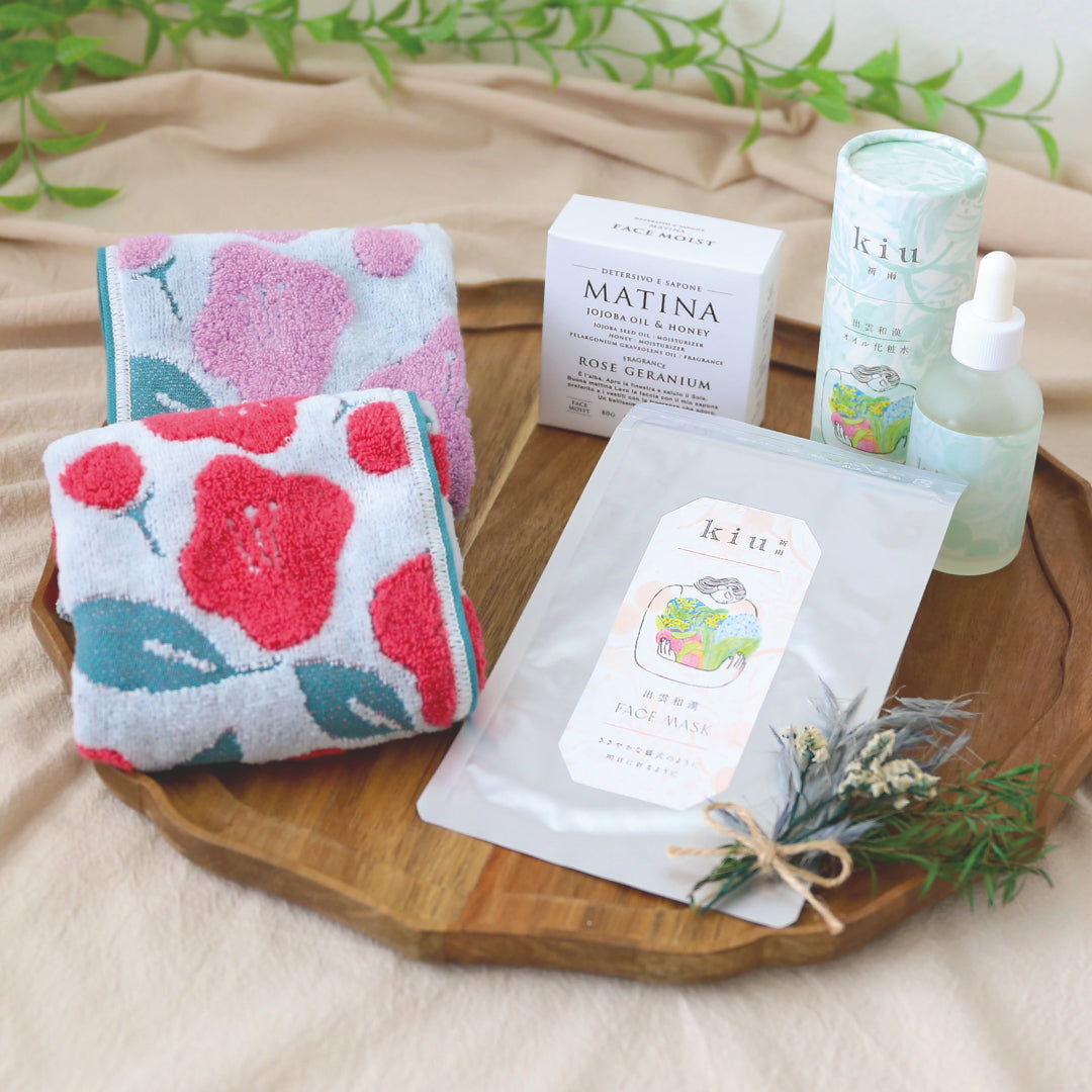 Soap &amp; Hand Towel Original Set tsubaki 