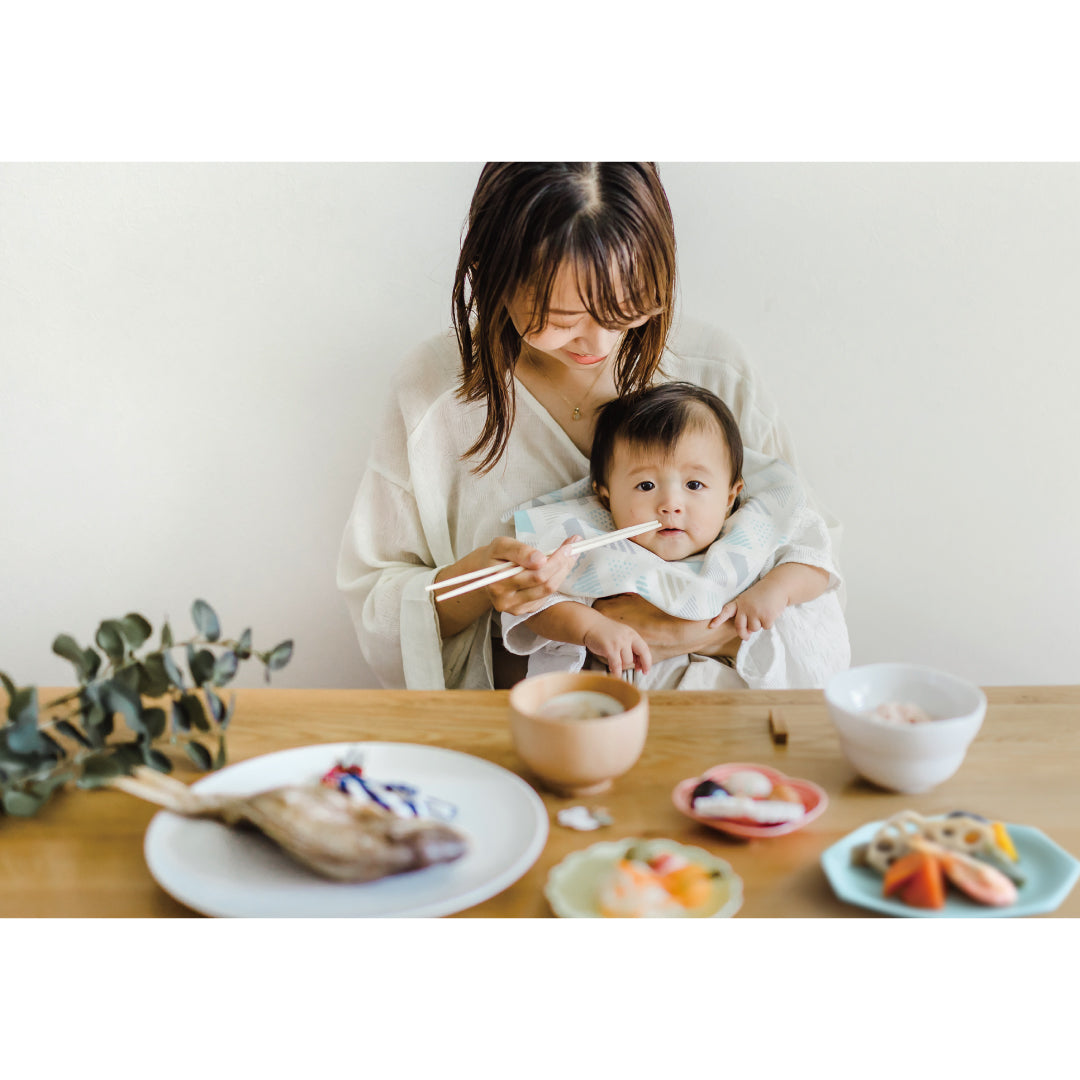 お食い初め食器＜結-ゆい-＞　晴れと暮らす・オリジナル