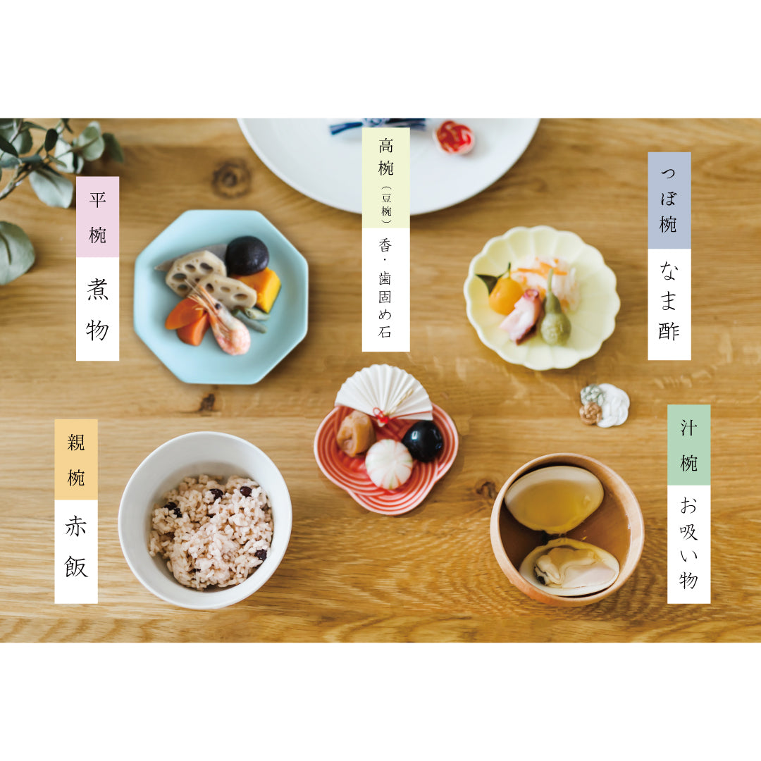 お食い初め食器＜結-ゆい-＞　晴れと暮らす・オリジナル