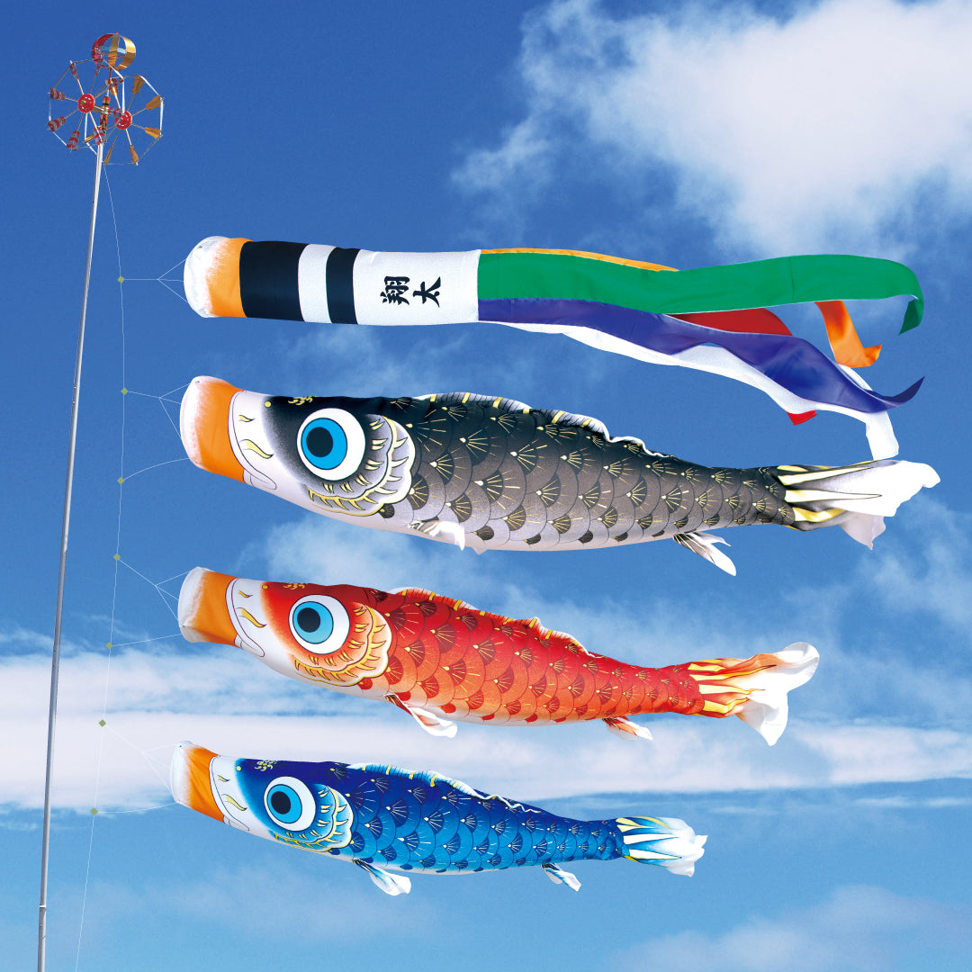 Gold-colored Crescent Moon Carp [Gou] 6-piece large set – 晴れと暮らす