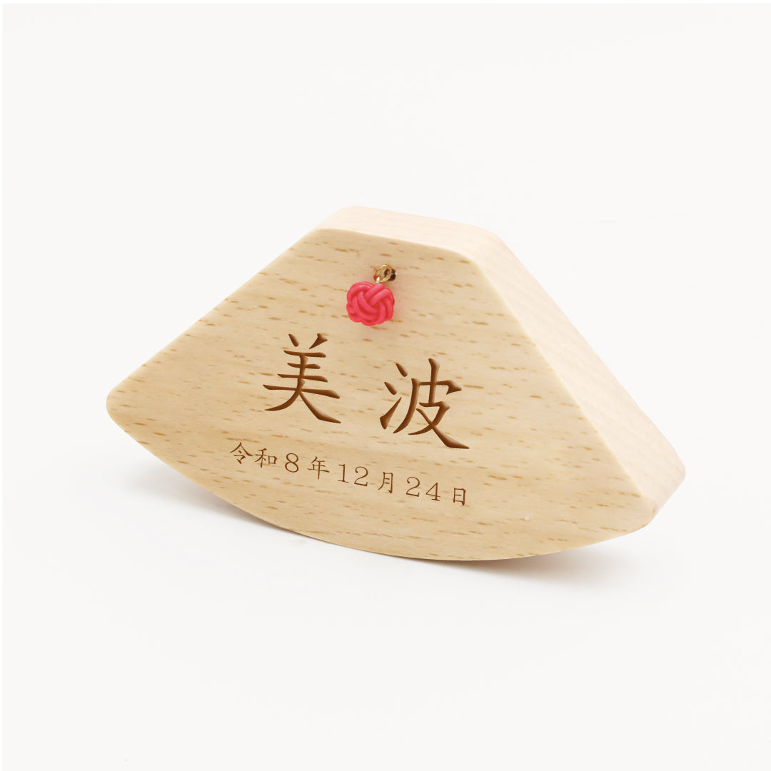 [Puca] Name tag Monaka plum acrylic